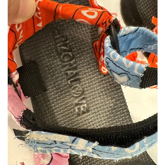 Arizona Love Sandals Trekky Blue Bandanna Sport Sandals size 10 US 40 EU - Picture 5 of 7